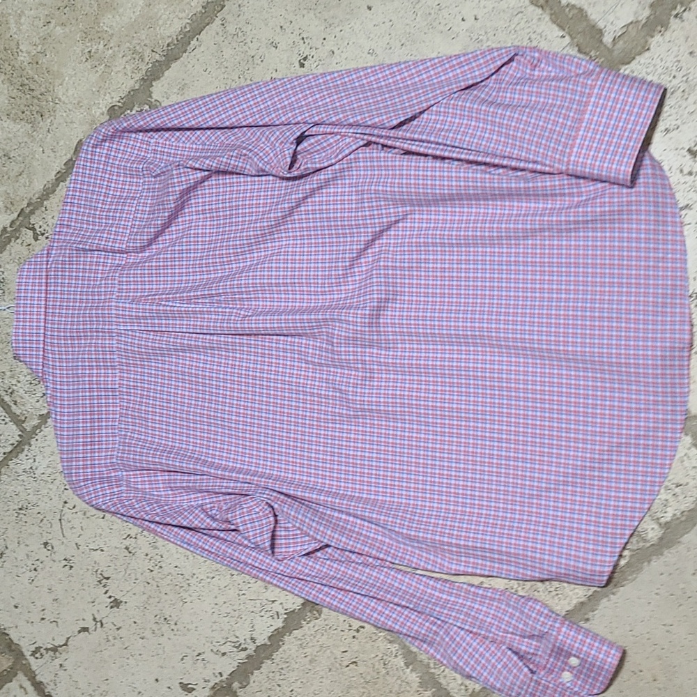 Peter Millar Summer Long Sleeve Button Down Shirt Size Large - Picture 5 of 8